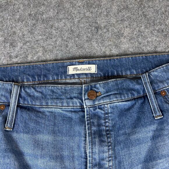 Madewell Jeans Womens 37 The Perfect Vintage Crop Jean Medium Wash Denim - Picture 3 of 11